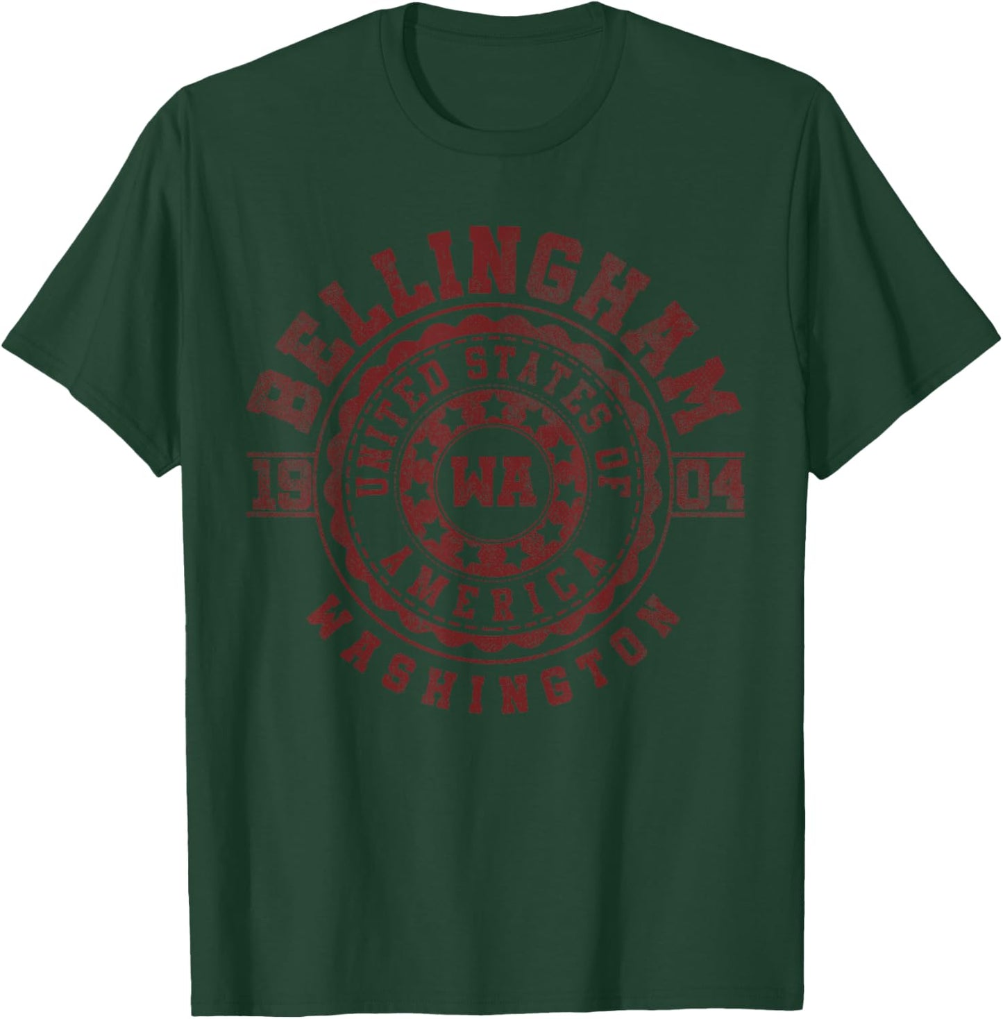 Bellingham WA | Washington | Vintage City Apparels T-Shirt - T-Shirt | Forest