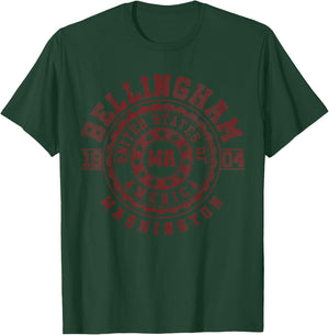 Bellingham WA | Washington | Vintage City Apparels T-Shirt - T-Shirt | Forest