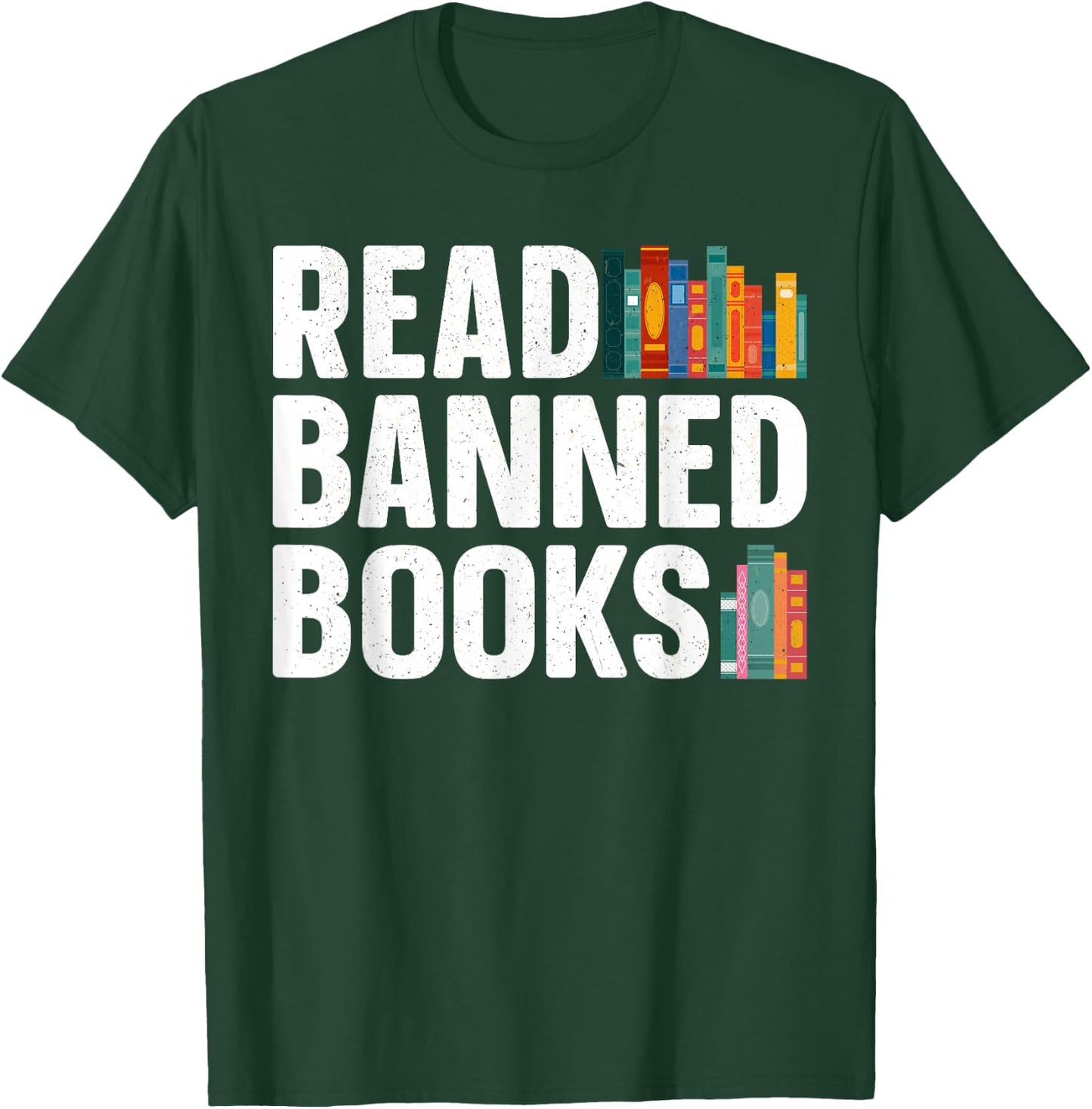 Read Banned Books Art Women Bookworm Banned Book T-Shirt - T-Shirt | Forest