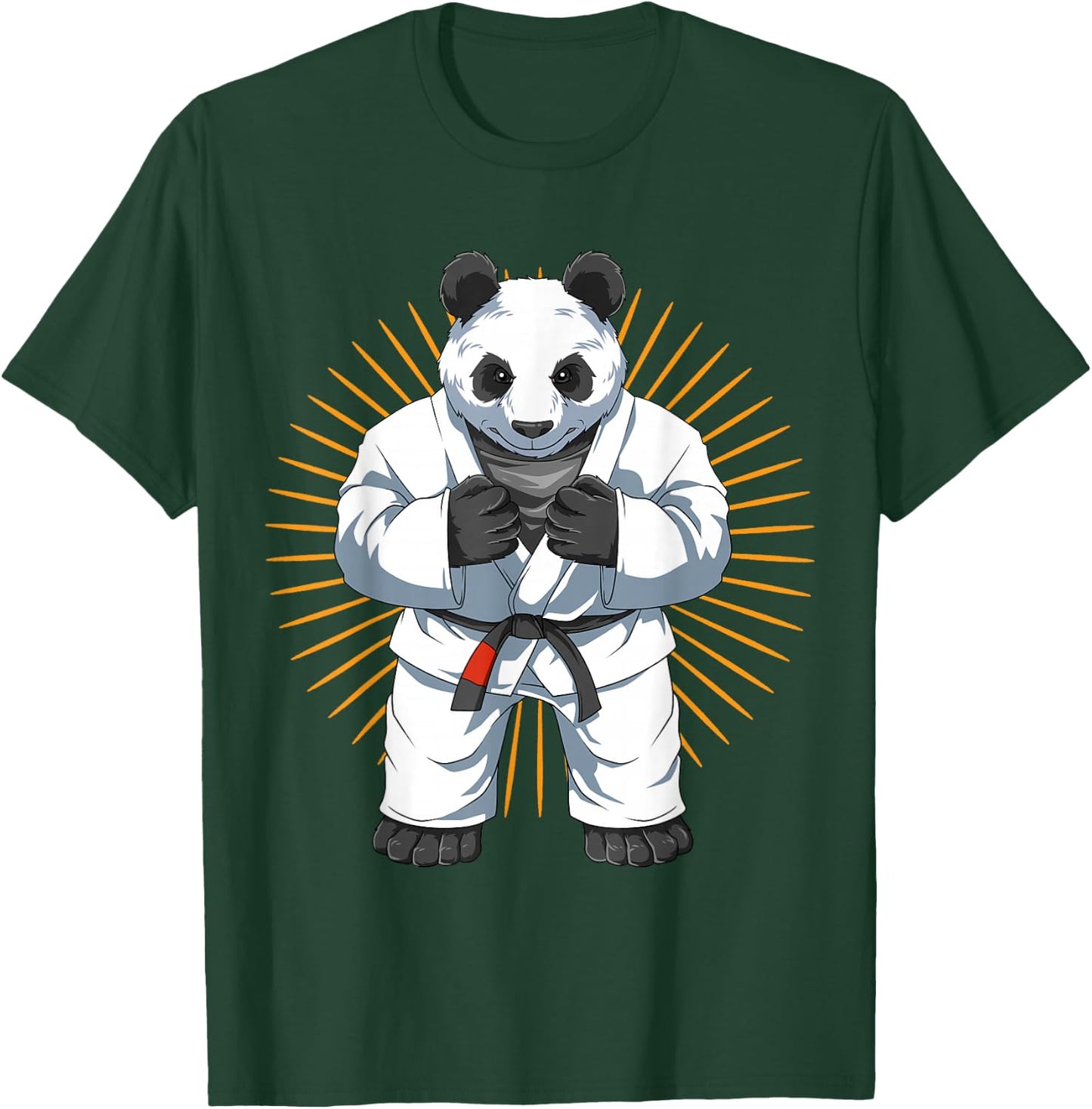 Panda - Brazilian Jiu-Jitsu BJJ Gift T-Shirt - T-Shirt | Forest