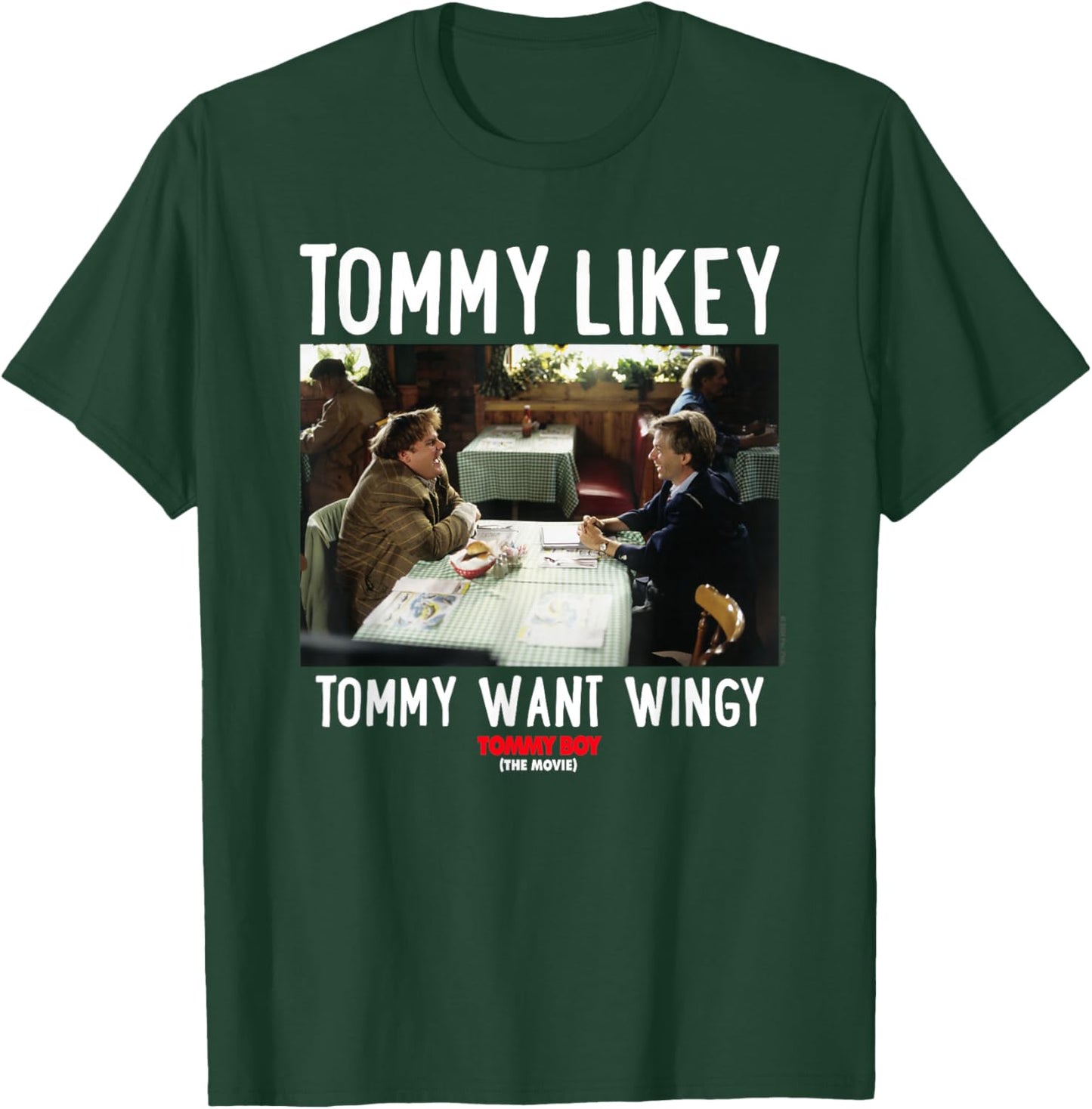 Tommy Boy Tommy Likey , Small, Black T-Shirt - T-Shirt | Forest