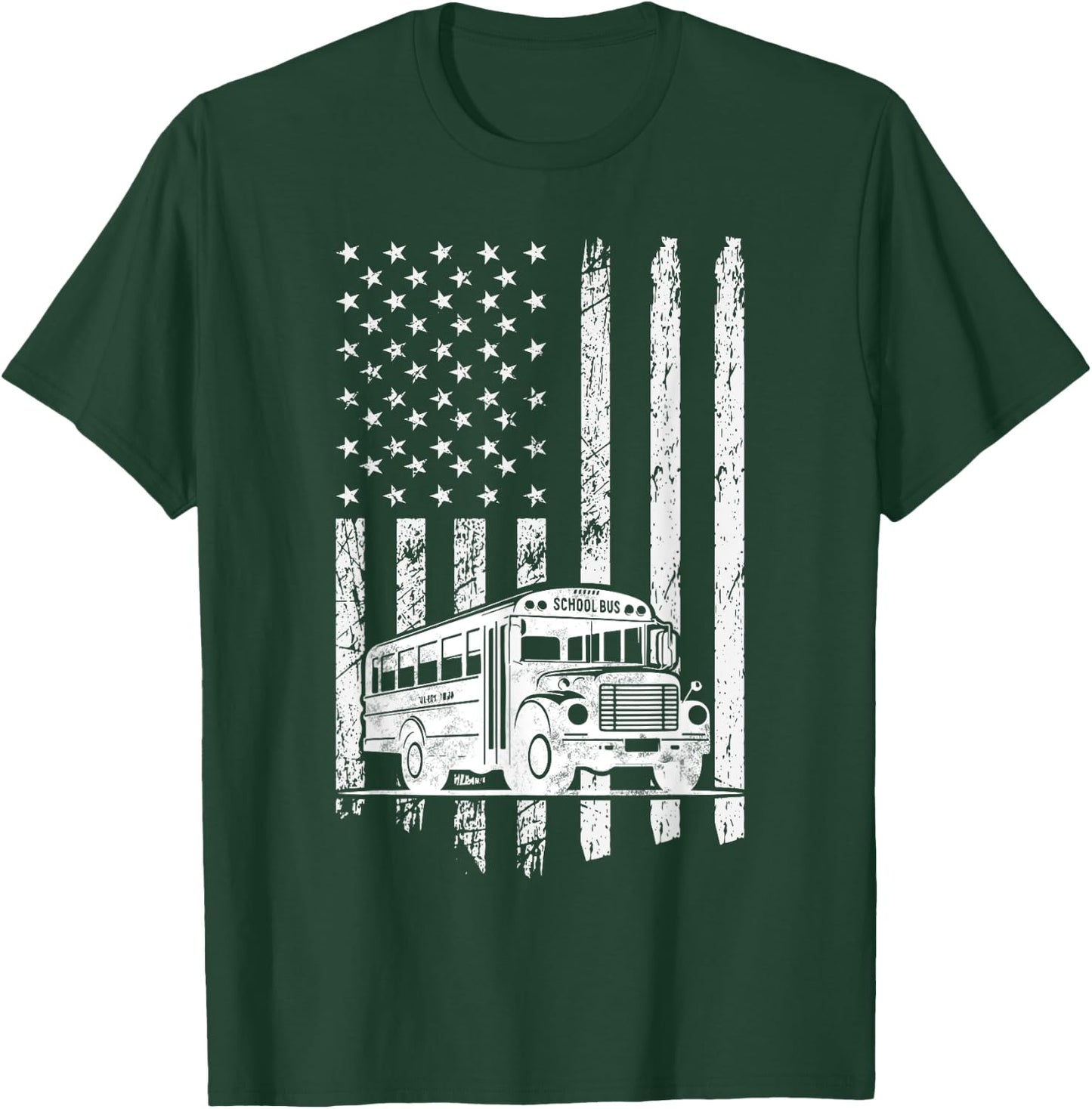 School bus driver us bus driver school T-Shirt - T-Shirt | Forest