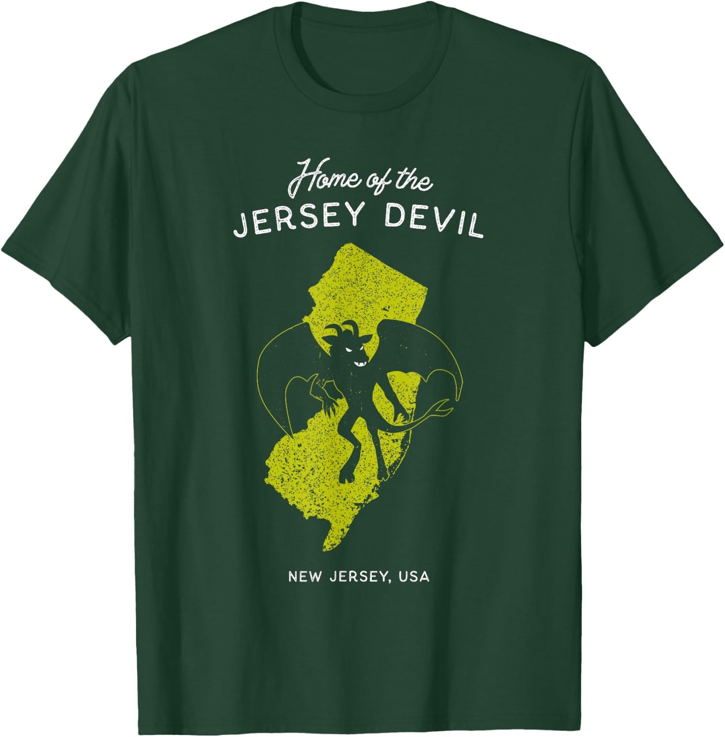 Home of the Jersey Devil - New Jersey, USA T-Shirt - T-Shirt | Forest