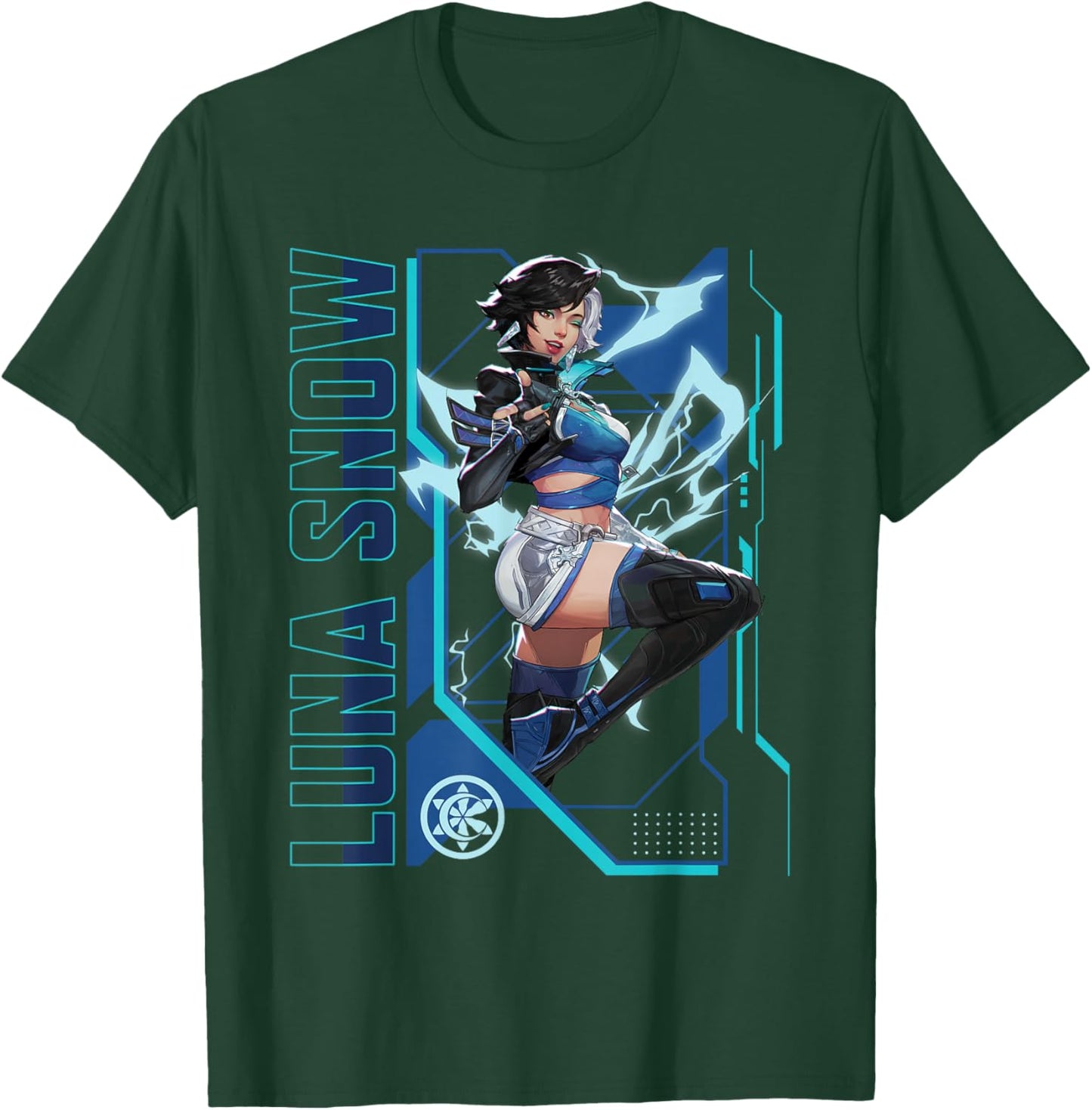 Marvel Rivals Gamerverse Super Hero PVP Luna Snow T-Shirt - T-Shirt | Forest