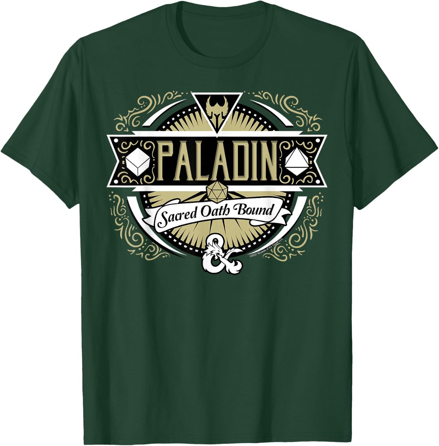 Dungeons & Dragons Paladin Sacred Oath Bound T-Shirt - T-Shirt | Forest