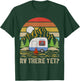 Vintage Mountain RV There Yet Retro Camper T-Shirt - T-Shirt | Forest