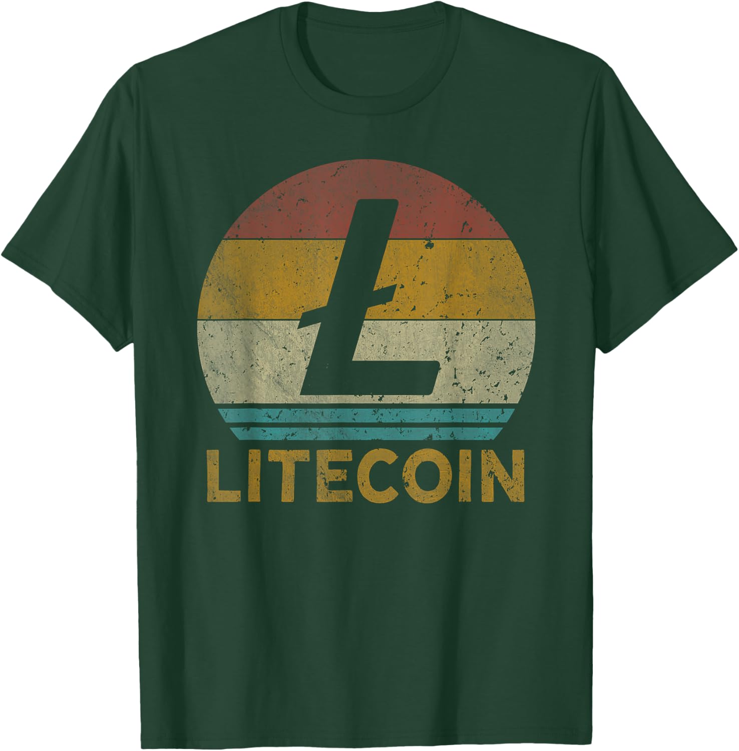 Vintage Litecoin Miner Litecoin T-Shirt - T-Shirt | Forest