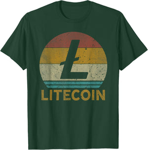 Vintage Litecoin Miner Litecoin T-Shirt - T-Shirt | Forest