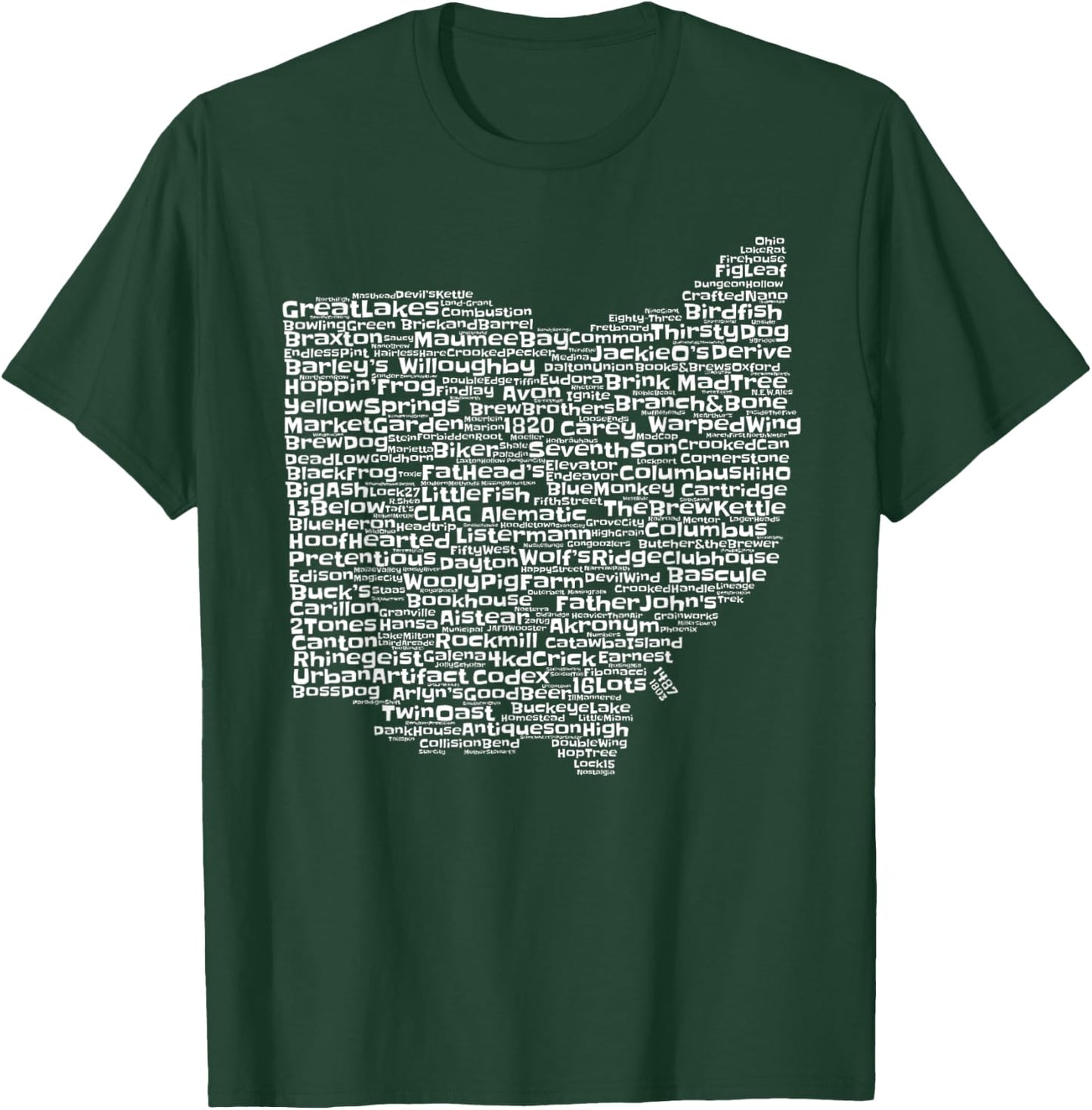 Drink Local Ohio Breweries T-Shirt - T-Shirt | Forest