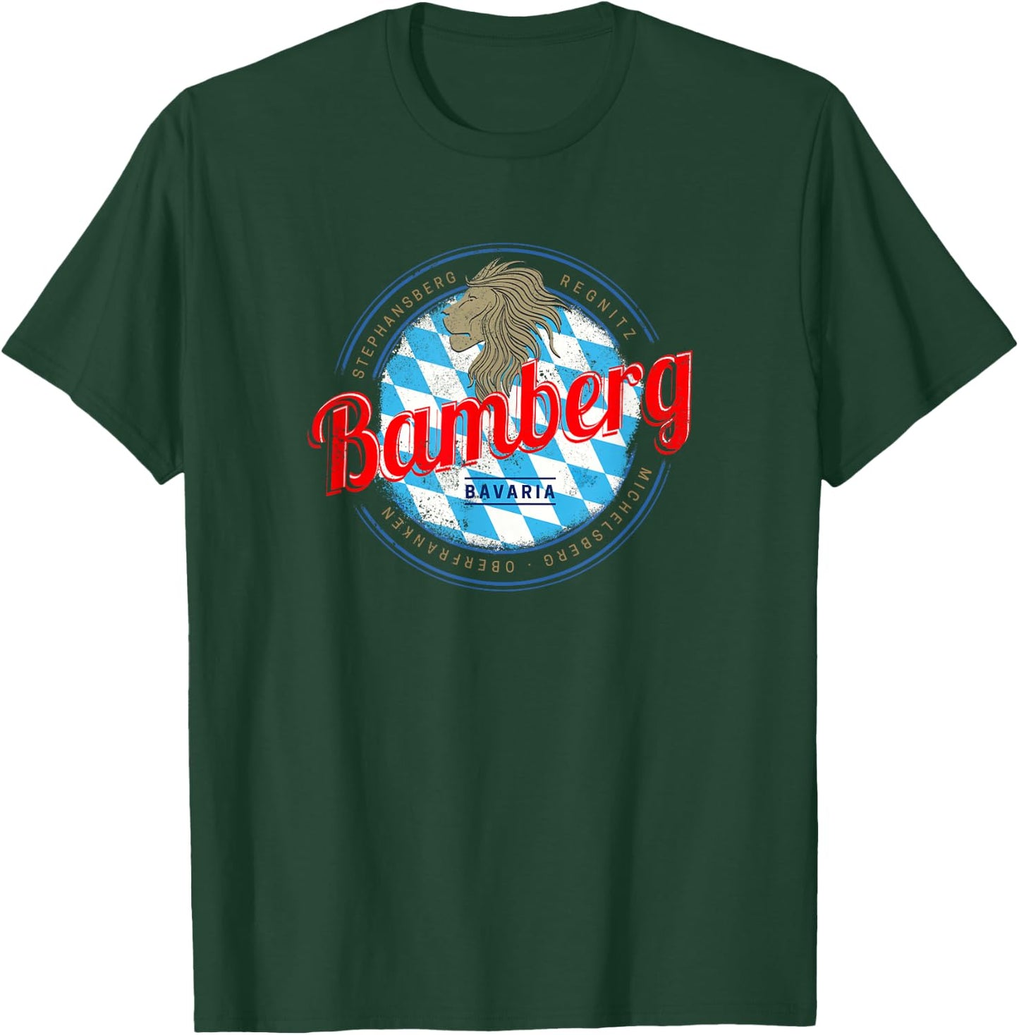 Bamberg Bavaria Upper Franconia Germany City Souvenir T-Shirt - T-Shirt | Forest