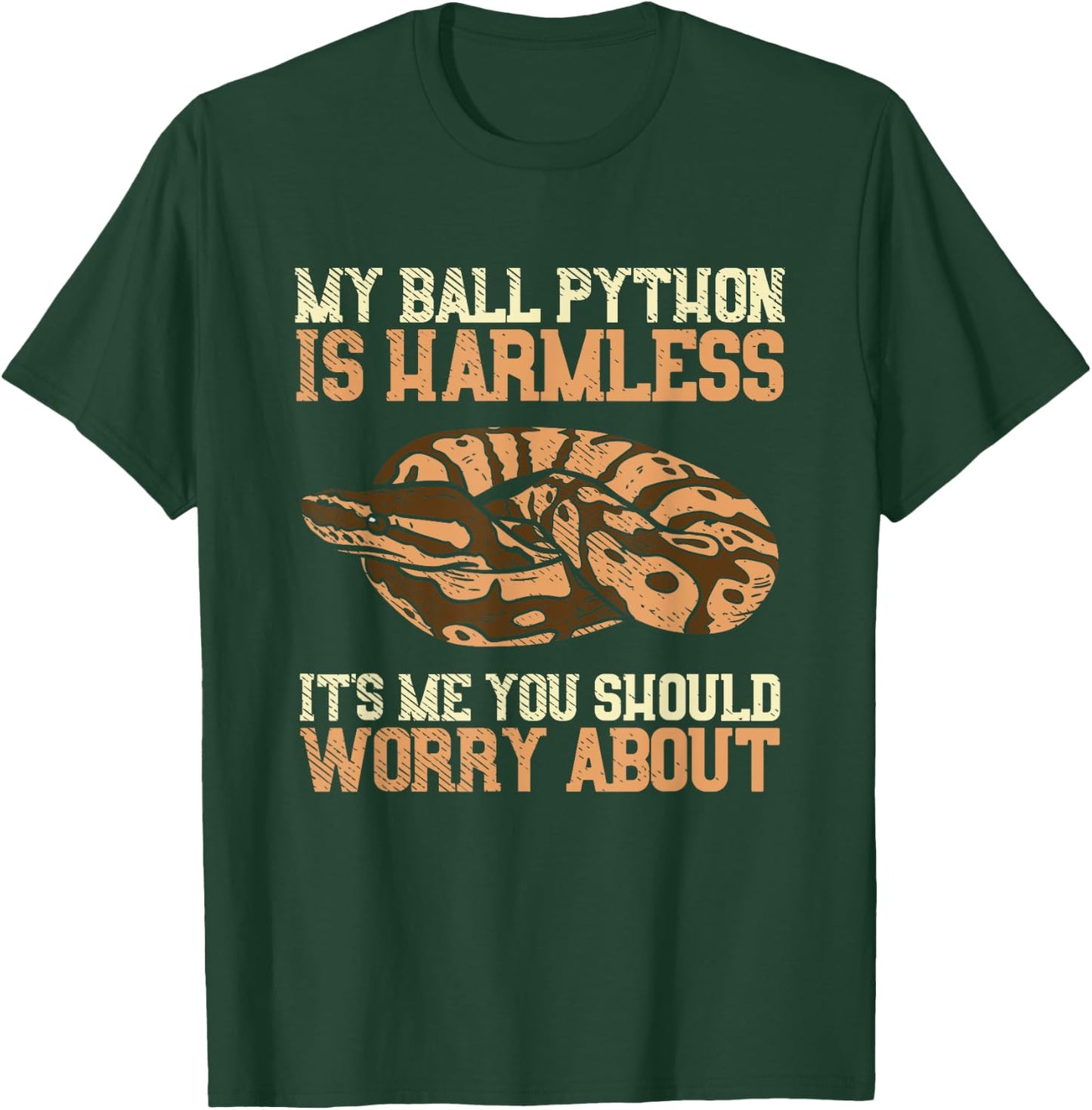 Ball python gifts - My Ball Python Is Harmless Snake Reptile T-Shirt - T-Shirt | Forest