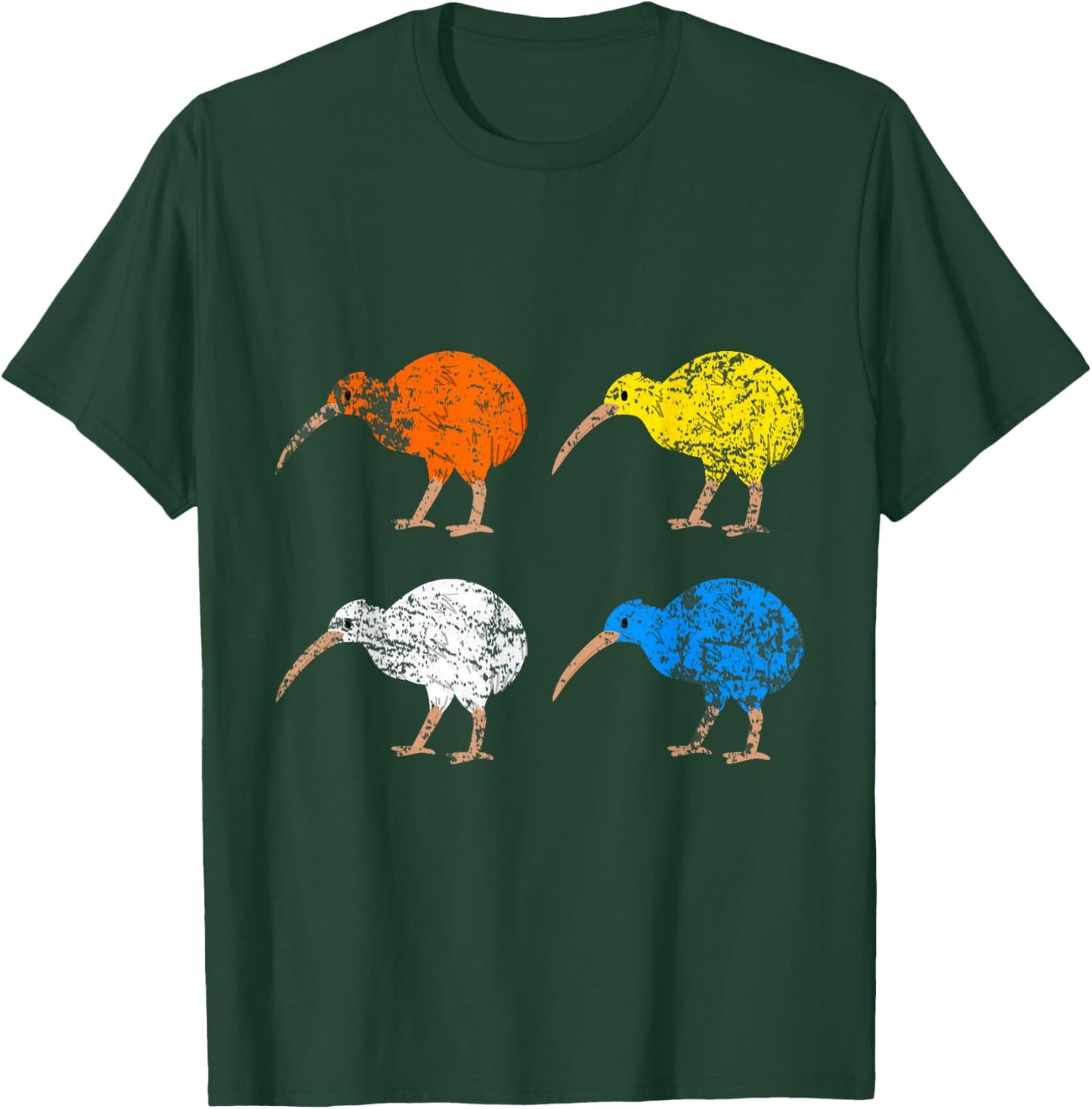 Pop Art Kiwi New Zealand T-Shirt - T-Shirt | Forest
