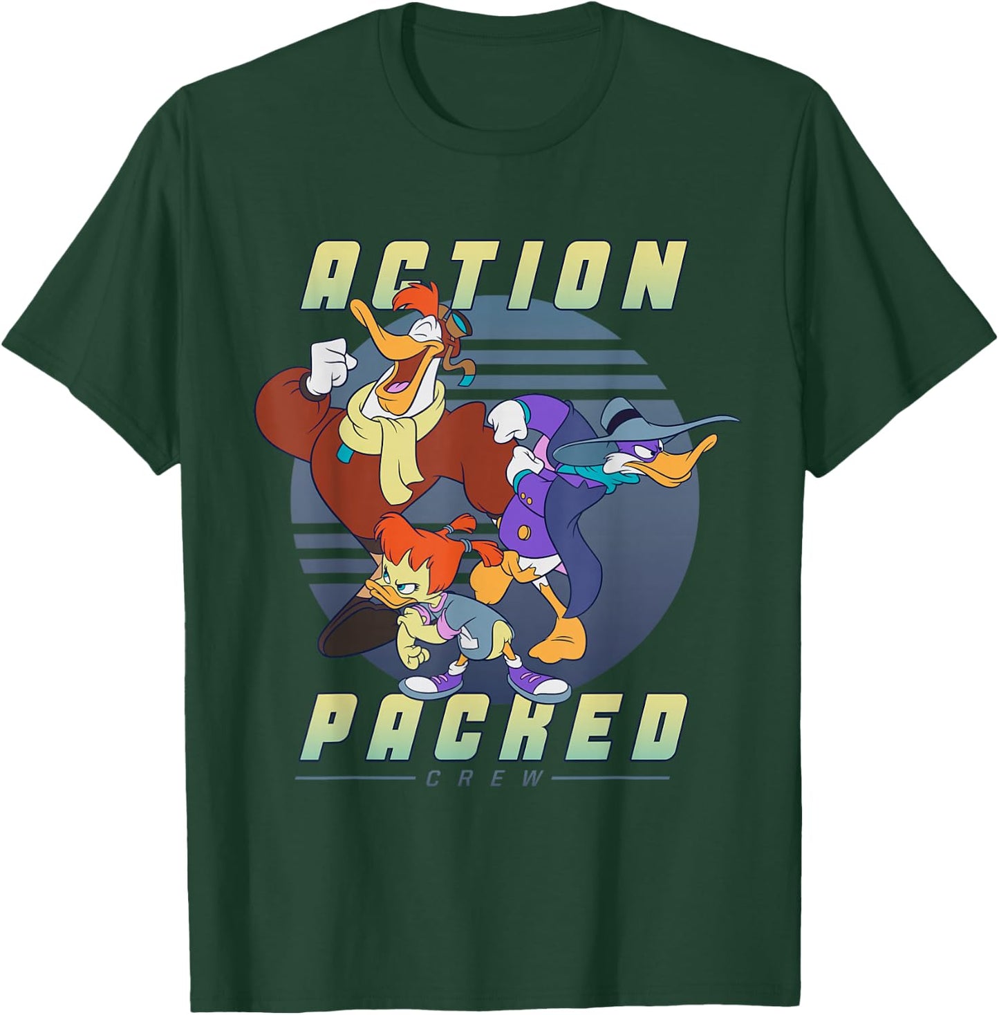 Disney Darkwing Duck Action Packed Crew T-Shirt - T-Shirt | Forest