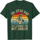 Retro Jiu-Jitsu Dad Shirt BJJ Men Father Vintage T-Shirt - T-Shirt | Forest
