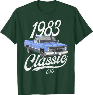 1983 Chevys C10 T-Shirt - T-Shirt | Forest
