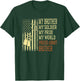 My Brother My Soldier Proud Army Brother US Military Sibling T-Shirt - T-Shirt | Forest
