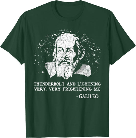 Thunderbolt and Lightning Galileo Retro Very Frightening Me T-Shirt - T-Shirt | Forest