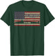 USS James Monroe SSBN-622 Nuclear Submarine American Flag T-Shirt - T-Shirt | Forest