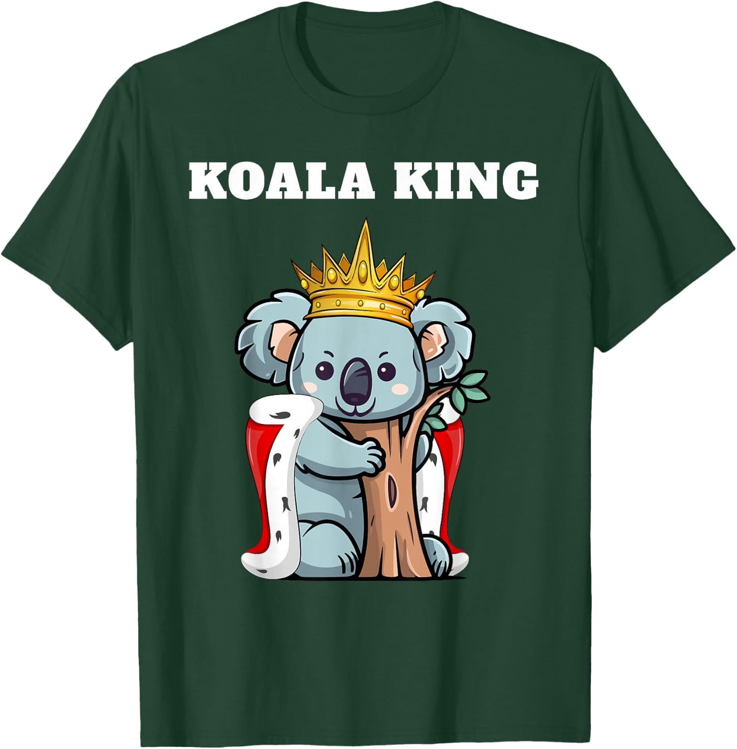 Koala King | Koala | Boys Koala Bear T-Shirt - T-Shirt | Forest