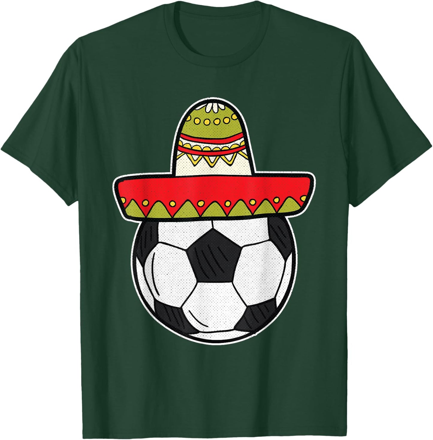 Soccer Cinco De Mayo Cool Sombrero Party Mexican Fiesta T-Shirt - T-Shirt | Forest