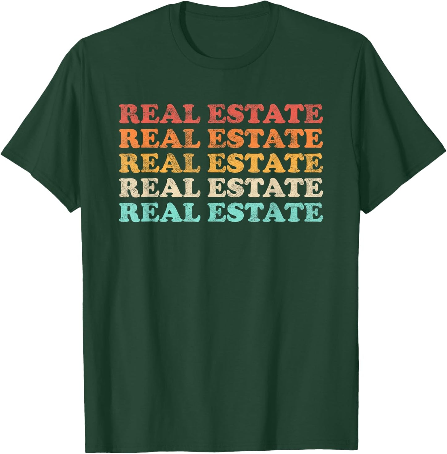 Retro Real Estate T-Shirt - T-Shirt | Forest