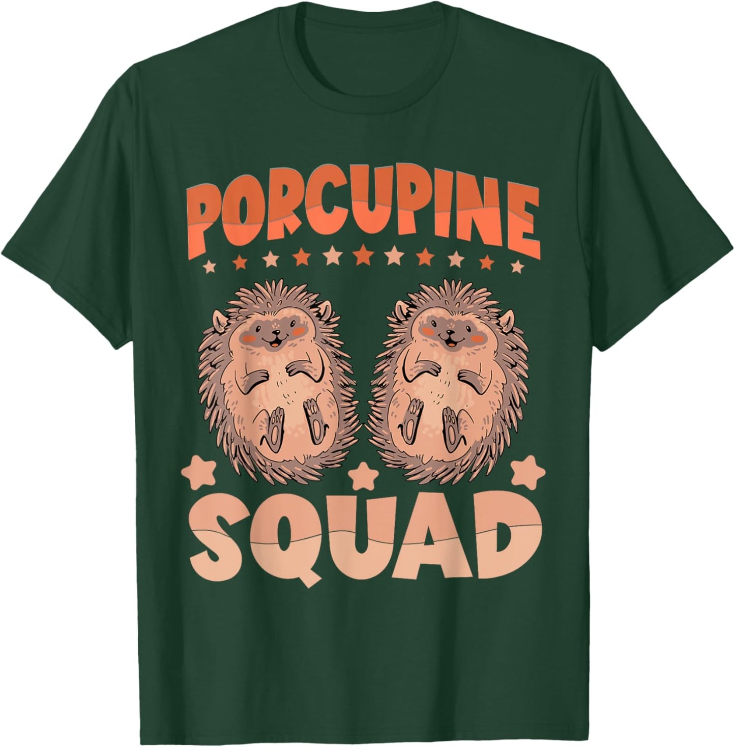Funny Porcupine Squad Humor Porcupine Women Kids T-Shirt - T-Shirt | Forest