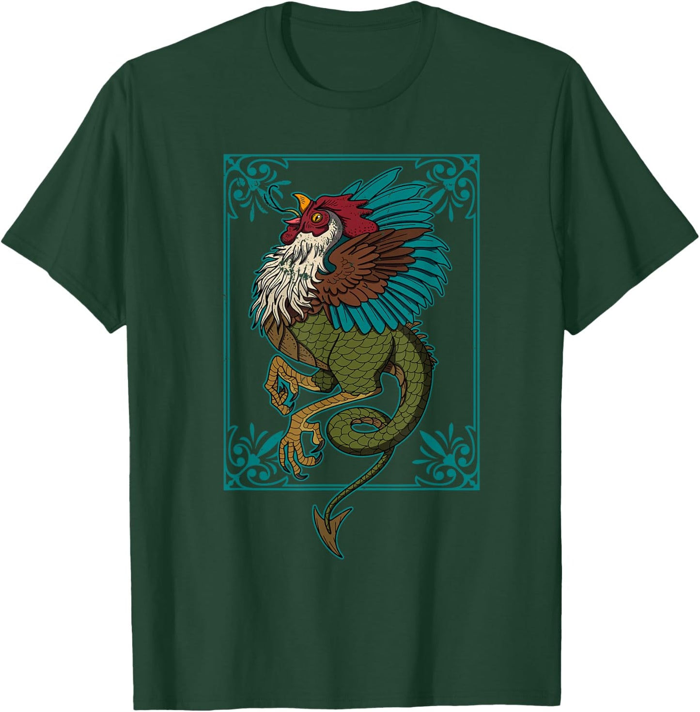 Cockatiel Mythical England Souvenir National Myth T-Shirt - T-Shirt | Forest