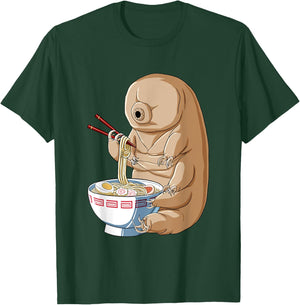Funny Japanese Kawaii Ramen Noodles Water Bear Tardigrade T-Shirt - T-Shirt | Forest