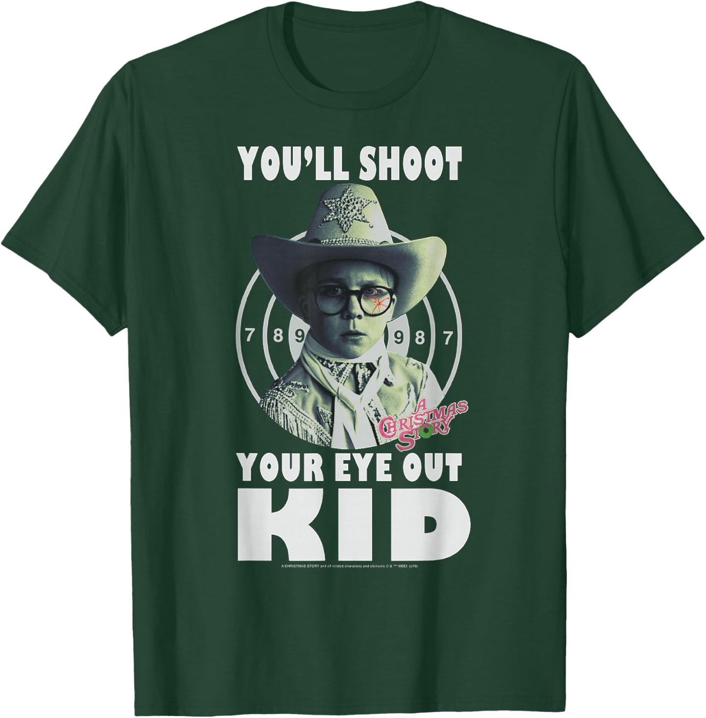 A Christmas Story Ralphie You'll Shoot Your Eye Out Kid T-Shirt - T-Shirt | Forest