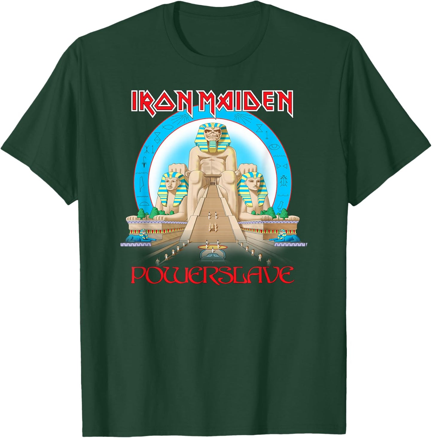 Iron Maiden - Powerslave Egypt Heather T-Shirt - T-Shirt | Forest