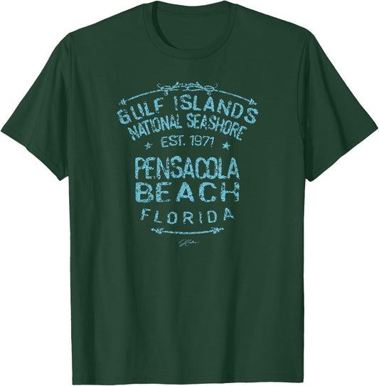 JCombs: Pensacola Beach, FL, Gulf Islands National Seashore T-Shirt - T-Shirt | Forest