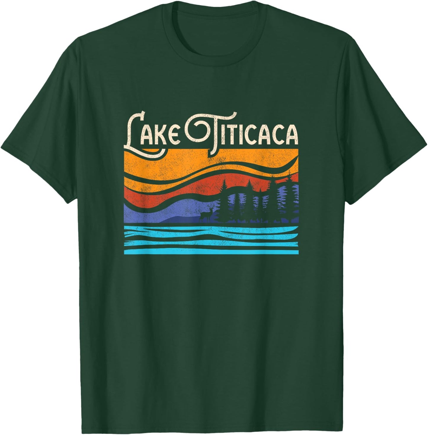 Funny Titicaca Lake Titty Cocoa Holiday Beach T-Shirt - T-Shirt | Forest