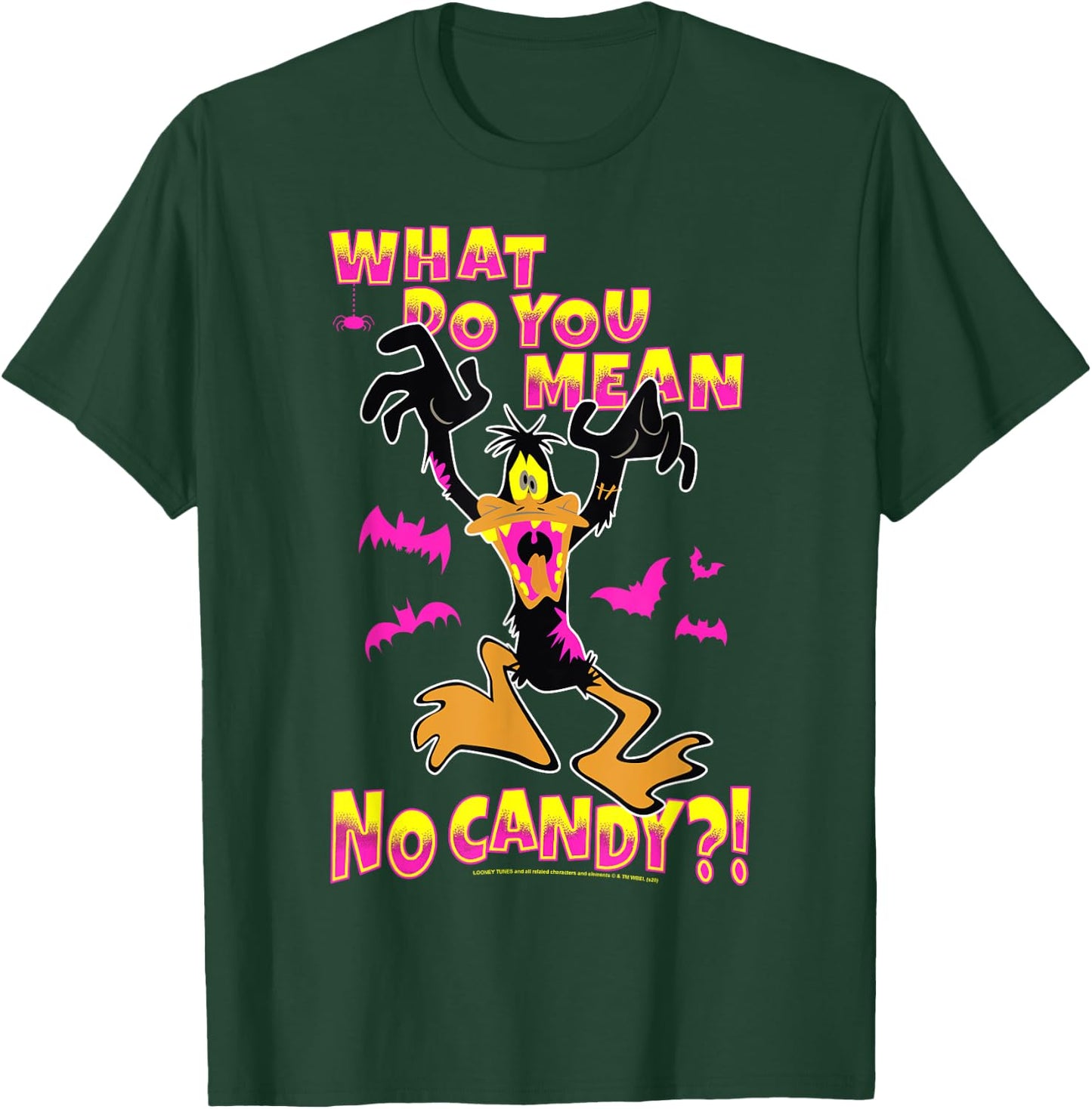 Looney Tunes Daffy No Candy Halloween T-Shirt - T-Shirt | Forest