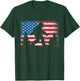 Bigfoot 4th of July American USA Flag Patriotic Kids T-Shirt - T-Shirt | Forest