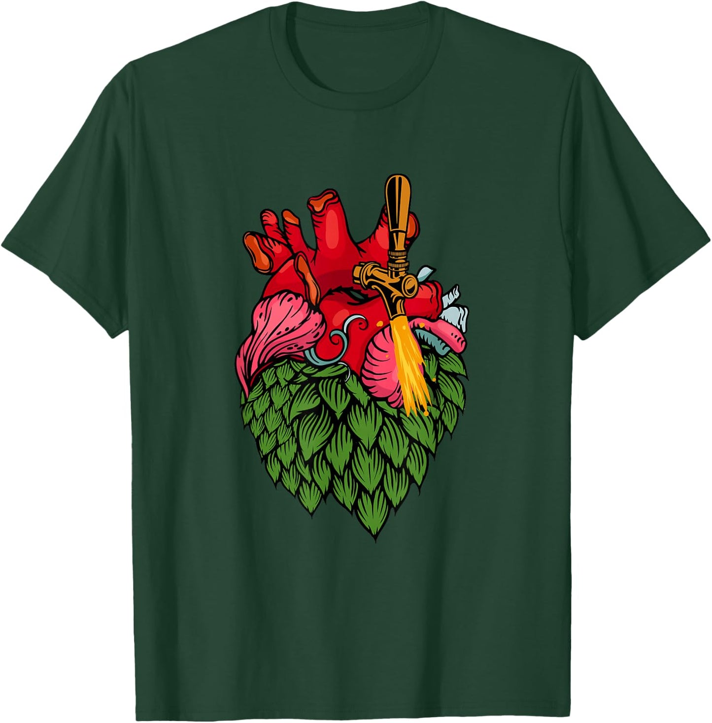 Beer Home Brewing Craft Beer – Beer Brewer Hobby Brewer T-Shirt - T-Shirt | Forest