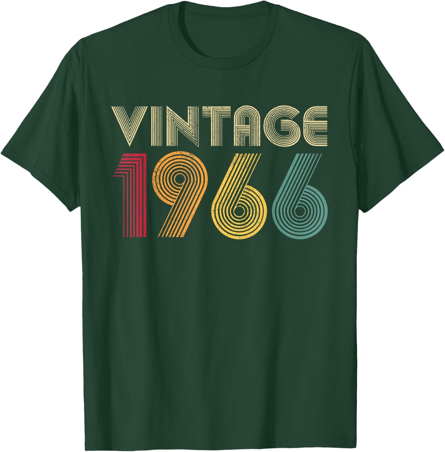 Vintage 1966 59th Birthday Gift Retro 59 Years Old T-Shirt - T-Shirt | Forest