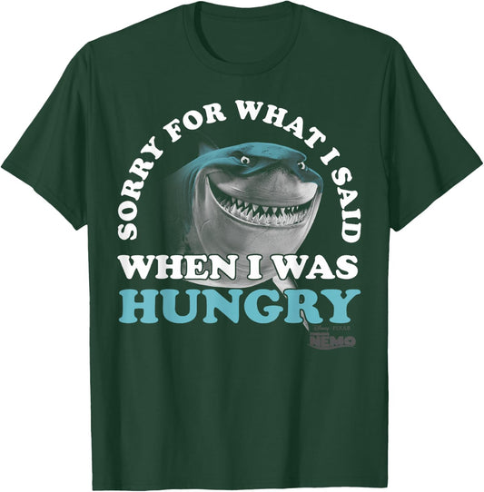 Disney Pixar Finding Nemo Bruce Sorry For What I Said Text T-Shirt - T-Shirt | Forest