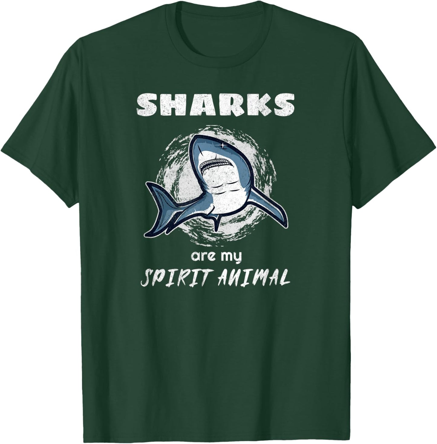 Sharks Are My Spirit Animal T-Shirt - T-Shirt | Forest