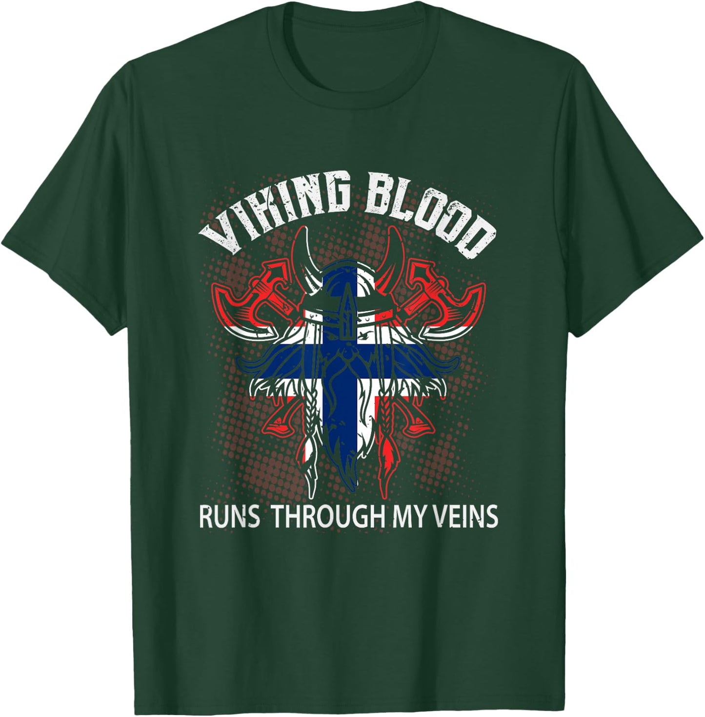 Norwegian Viking Gift Norway T-Shirt - T-Shirt | Forest