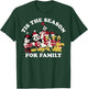 Disney Mickey and Friends Christmas Season for Family T-Shirt - T-Shirt | Forest