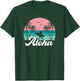 Aloha Surfer Girl Hawaii Vintage Hawaiian Surfing Surf Cute T-Shirt - T-Shirt | Forest