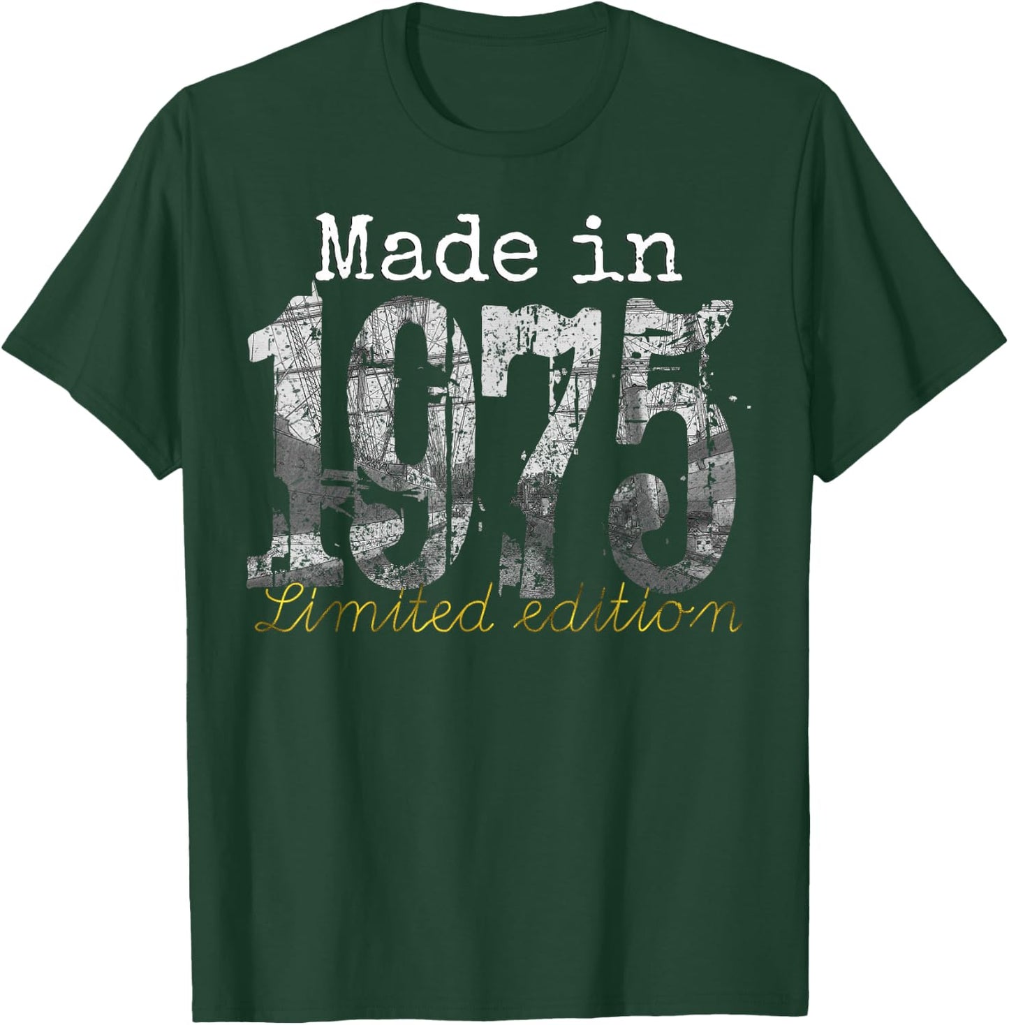 Made in 1975 - 50 Year Old Shirt 1975 50th Birthday Gift T-Shirt - T-Shirt | Forest
