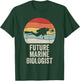 Retro Future Marine Biologist Shirt Gift Marine Biology T-Shirt - T-Shirt | Forest