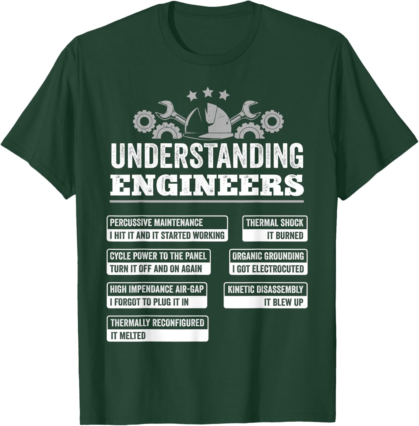 Understanding Engineers Funny Mechanical Engineering T-Shirt - T-Shirt | Forest