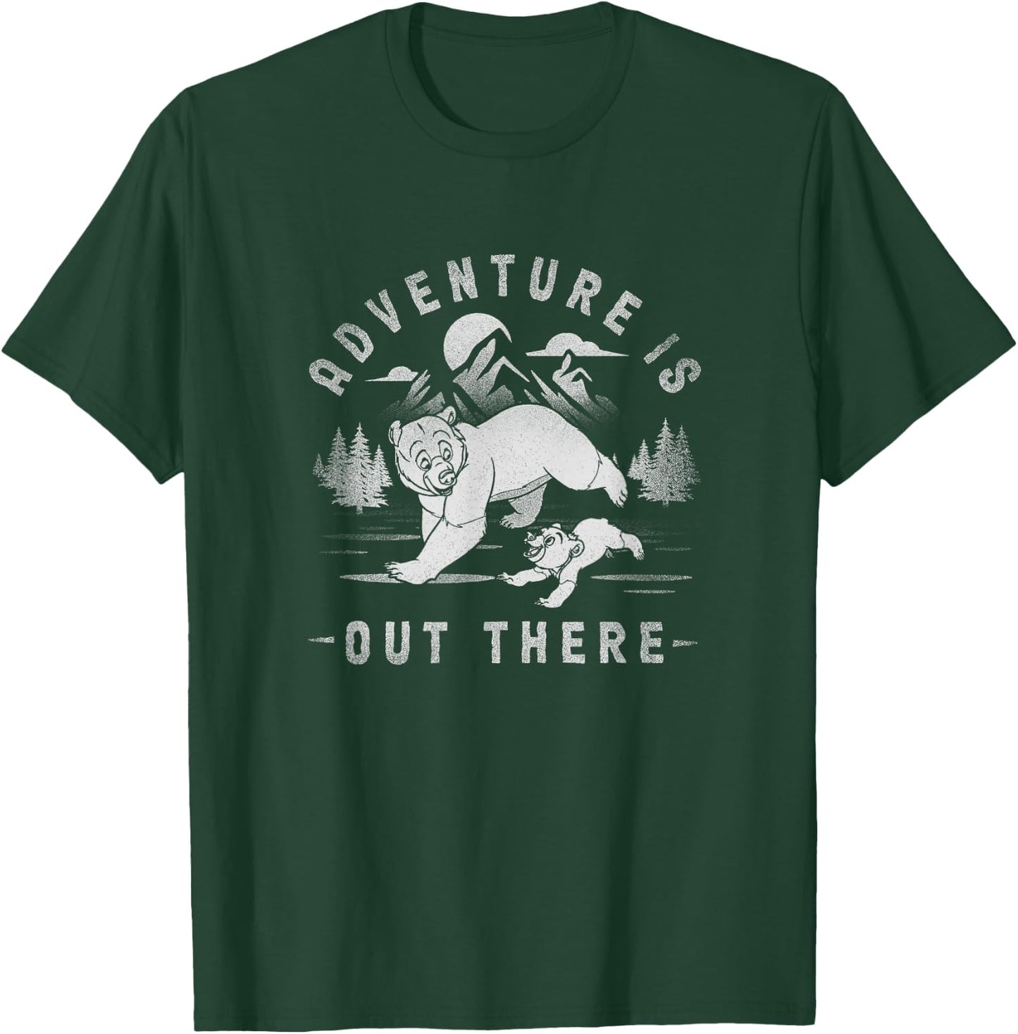 Disney Brother Bear Distressed Adventures is Out There T-Shirt - T-Shirt | Forest