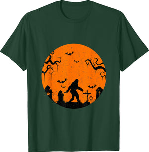 Halloween Bigfoot Sweet or Sour Monster Horror Gift T-Shirt - T-Shirt | Forest
