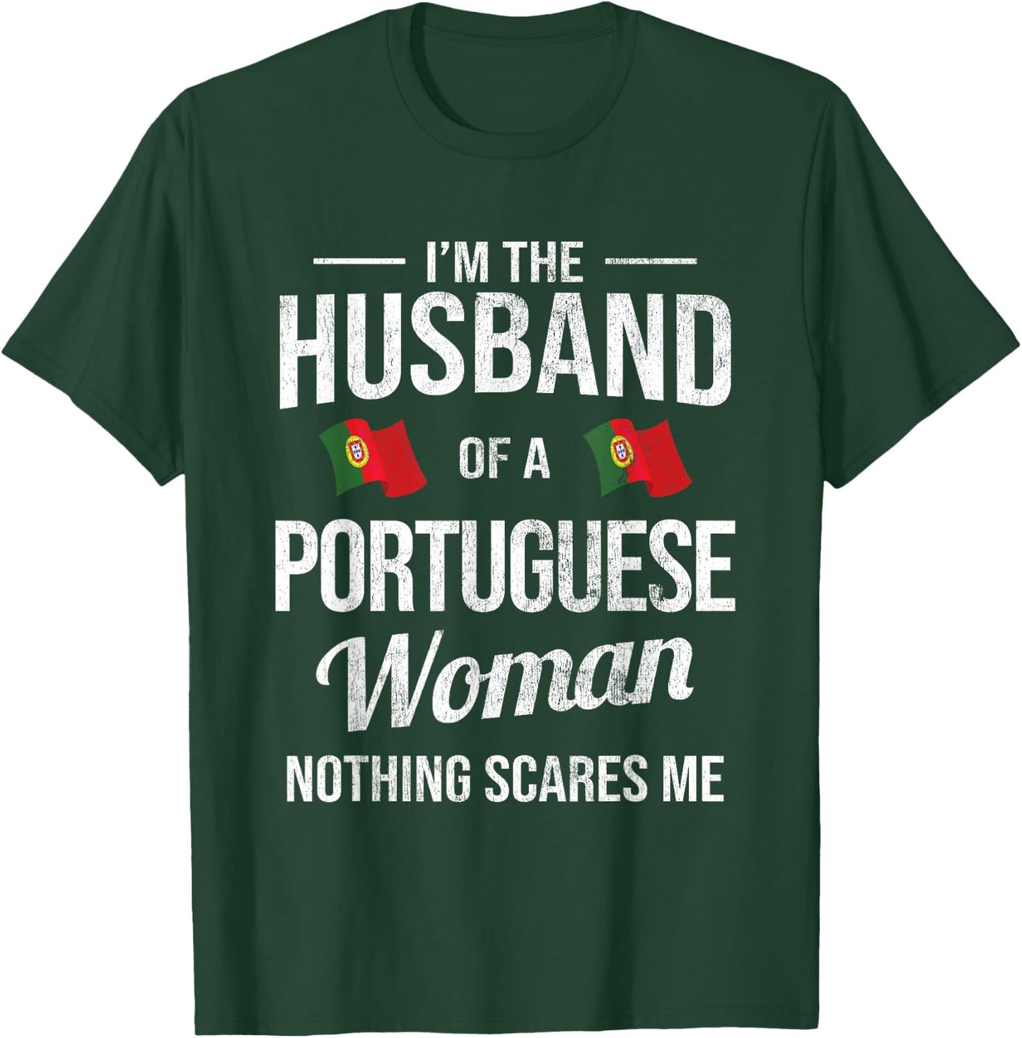 Husband Portuguese Woman Husband Portuguese Portugal T-Shirt - T-Shirt | Forest
