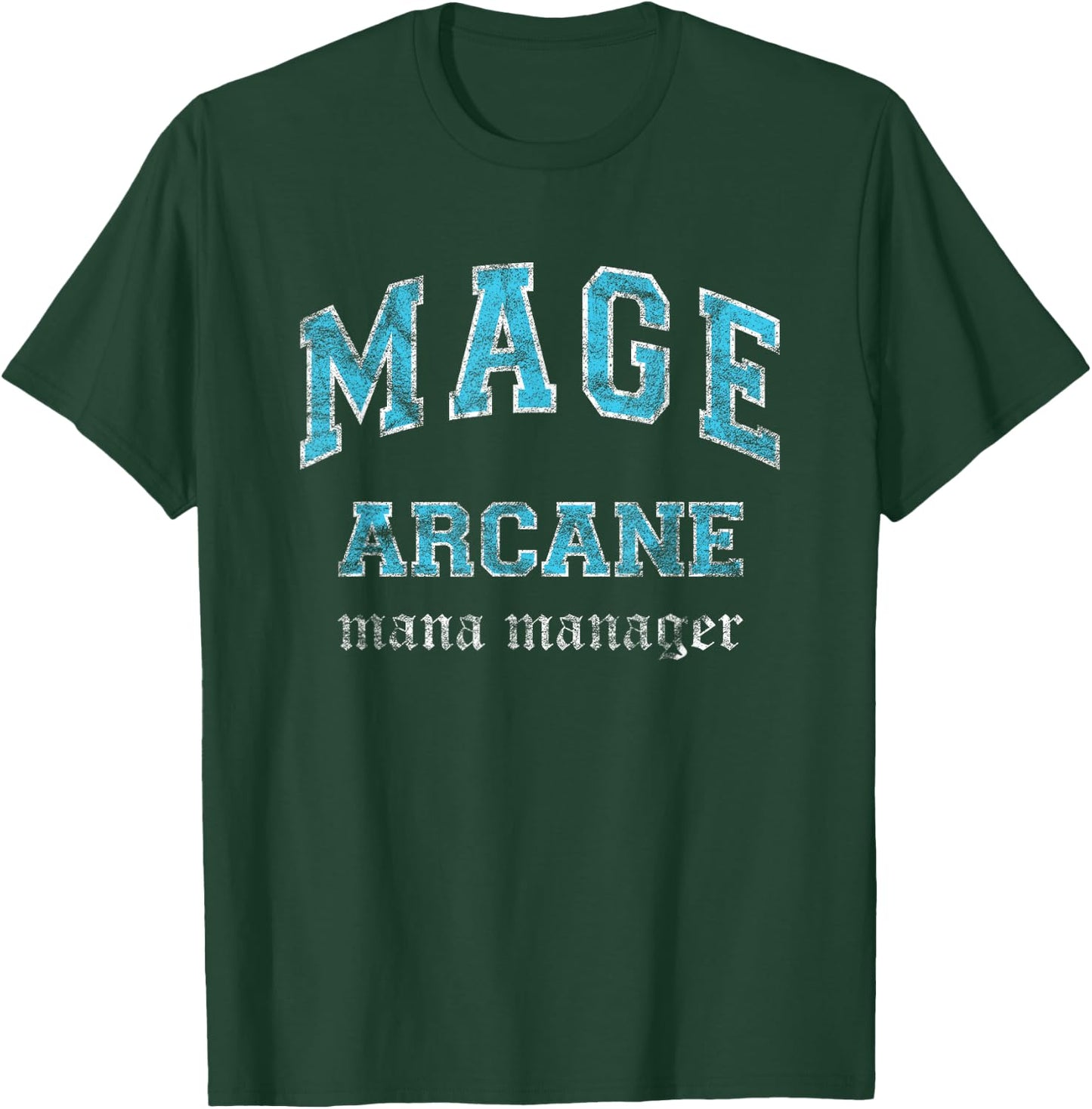 Arcane Mage MMO Gamer T-Shirt - T-Shirt | Forest