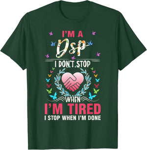 DSP Direct support Professional DSP , Small, Black T-Shirt - T-Shirt | Forest