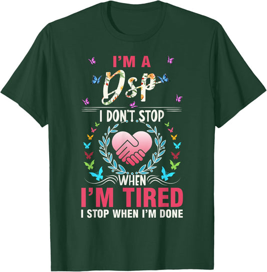 DSP Direct support Professional DSP , Small, Black T-Shirt - T-Shirt | Forest